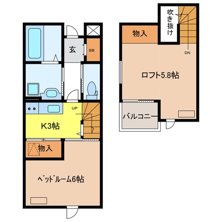 elm -A-の物件間取画像